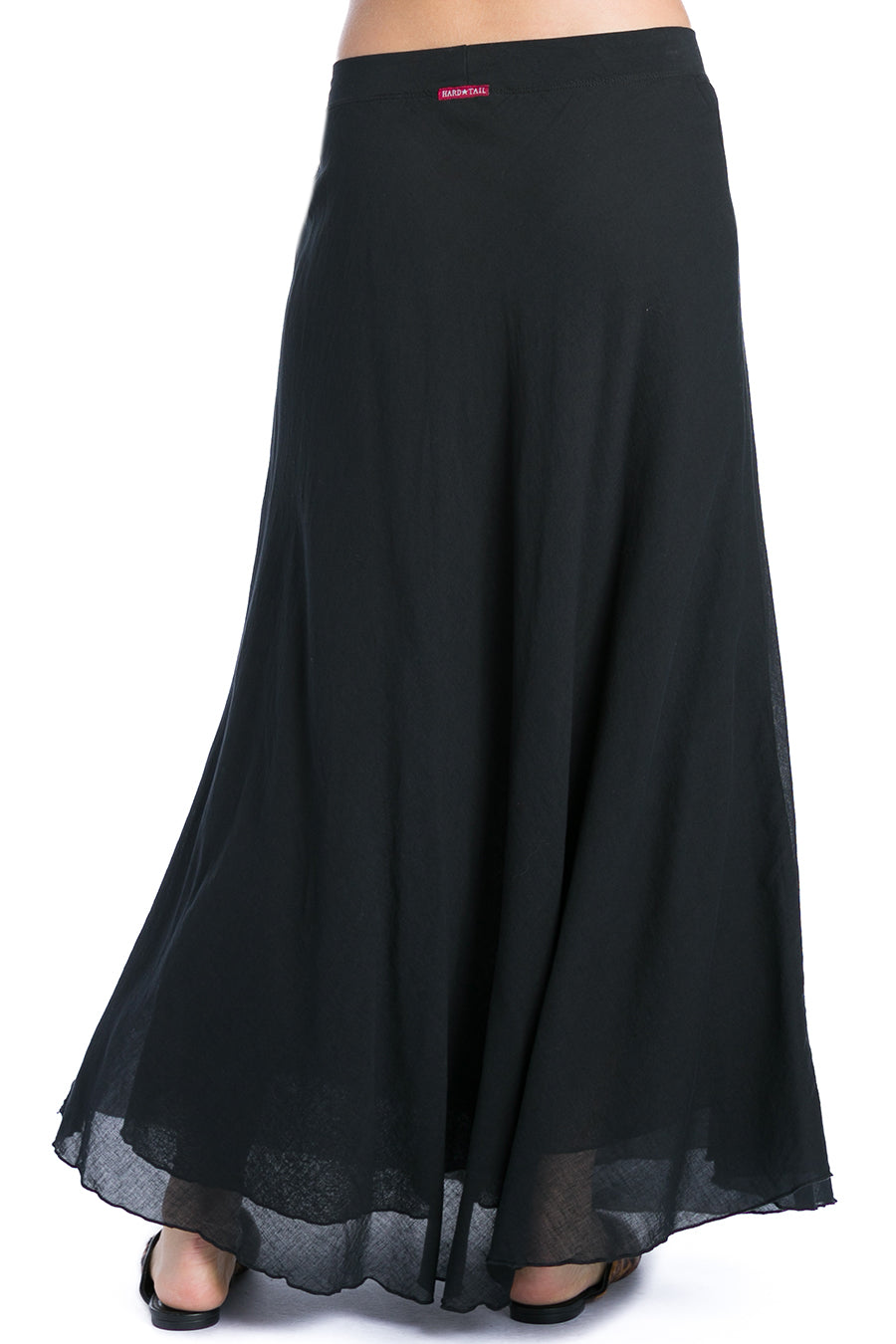 Double Layered Sweep Voile Skirt