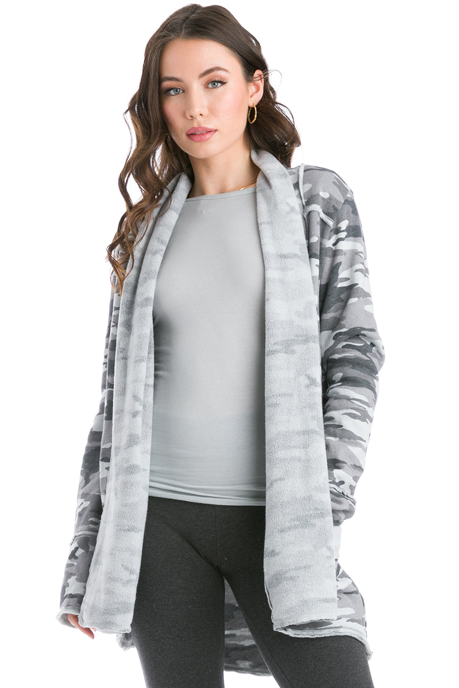 Hard tail slouchy cardigan hotsell