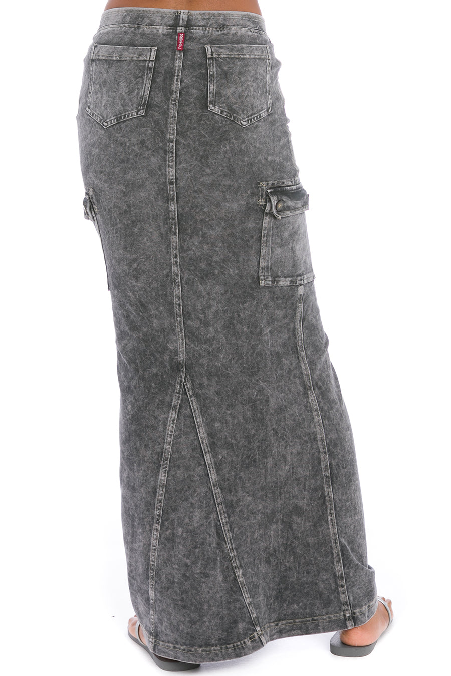 Long Cargo Jean Skirt Hard Tail Forever